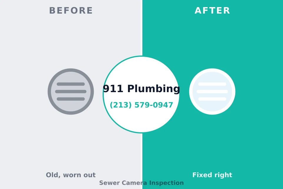Before and after: plumbing repair Hillsboro, ND